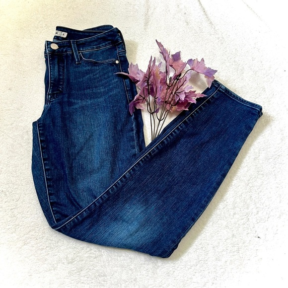 Athleta Mid-Rise Tapered Slim Fit Jeans - Size 0 (26") - Picture 1 of 10